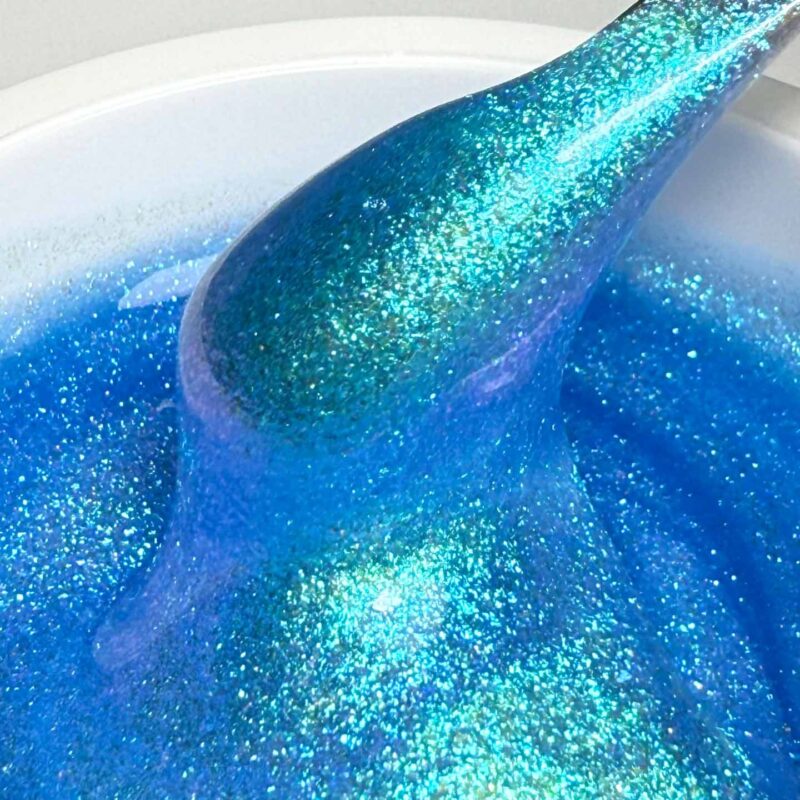 Textura gel Gelaxyo Heaven 1 albastru cu sclipici
