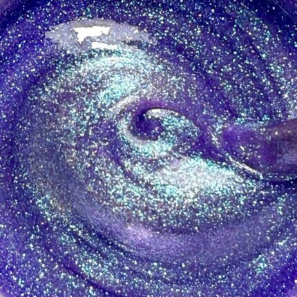 Swatch gel Gelaxyo Heaven 3 violet sclipitor