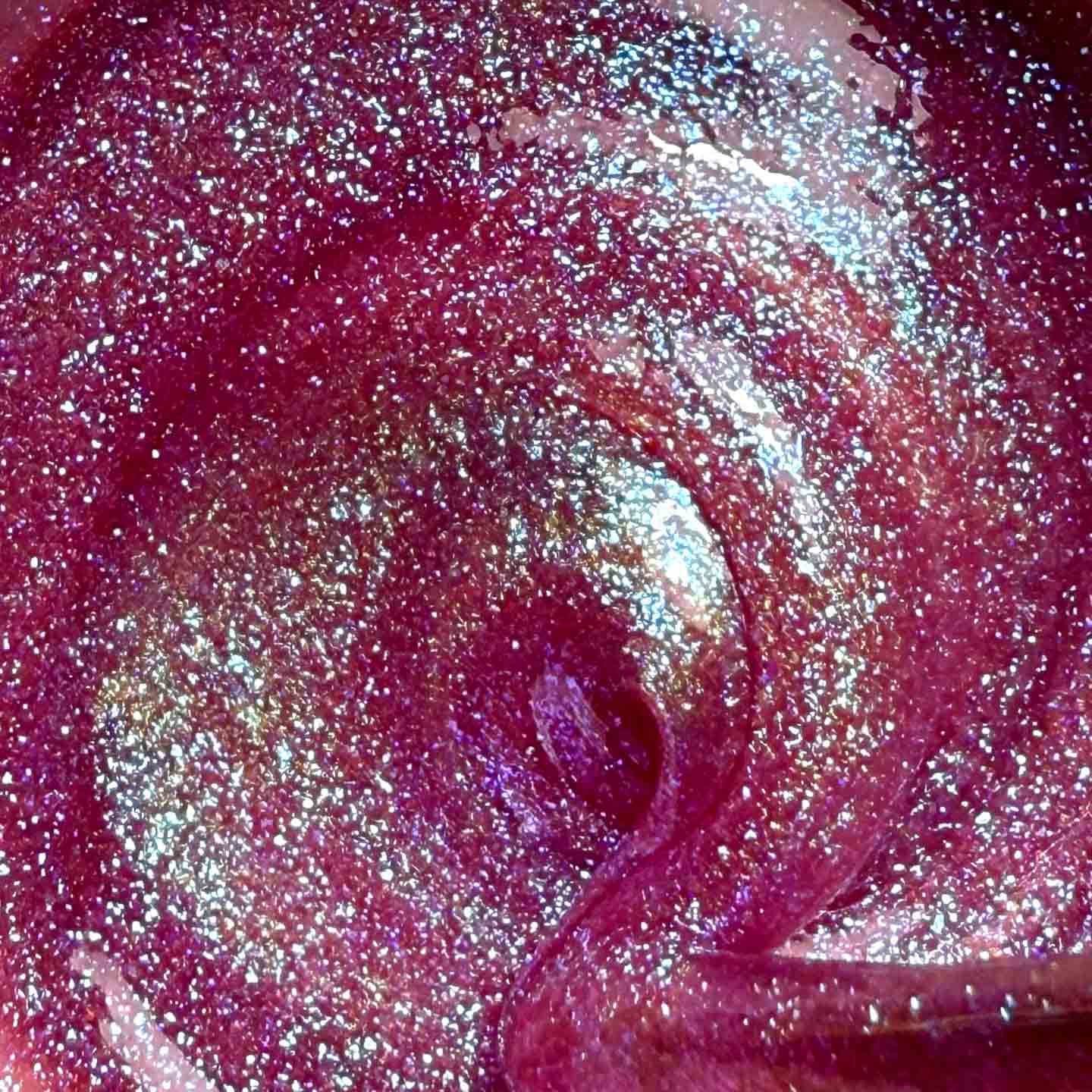 Swatch gel Gelaxyo Heaven 5 magenta sclipitor