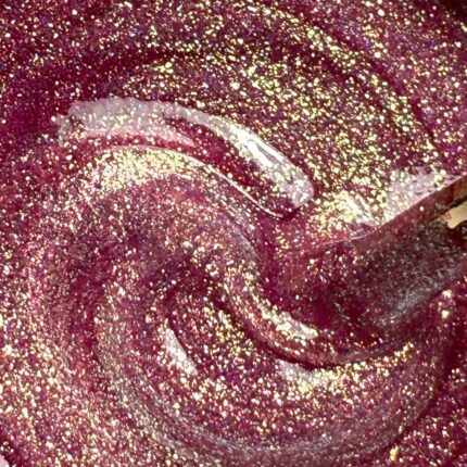 Swatch gel Gelaxyo Heaven 6 roz auriu sclipitor