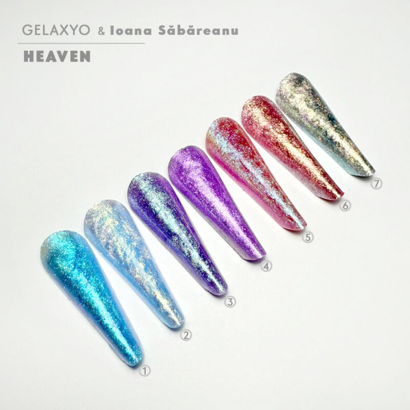 Tipsuri Gelaxyo Heaven cu toate culorile, set 1