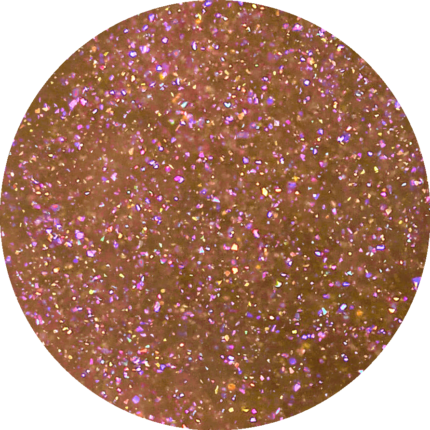 Polygel Sueño 15 Glow Nude nude cu sclipici, swatch nuanță