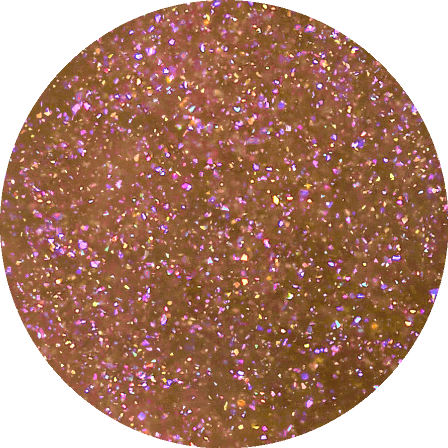 Polygel Sueño 15 Glow Nude nude cu sclipici, swatch nuanță